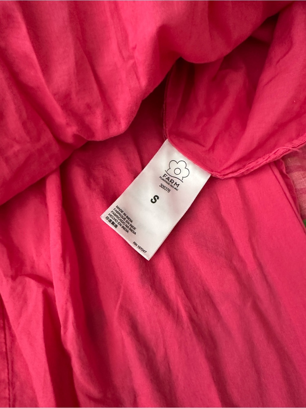 Farm Rio Ombré Forest Maxi Dress Pink Orange Multicolor Small Tropical Beach - Picture 5 of 13